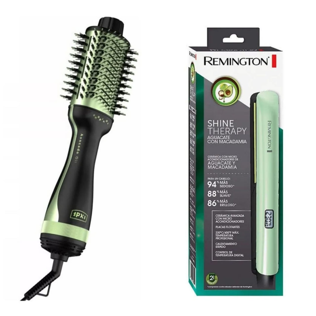 Combo aguacate 2x1 Cepillo y Plancha Profesional 2026