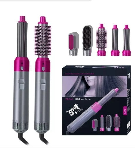 🔥 Cepillo Multifuncional 5 en 1 Pink