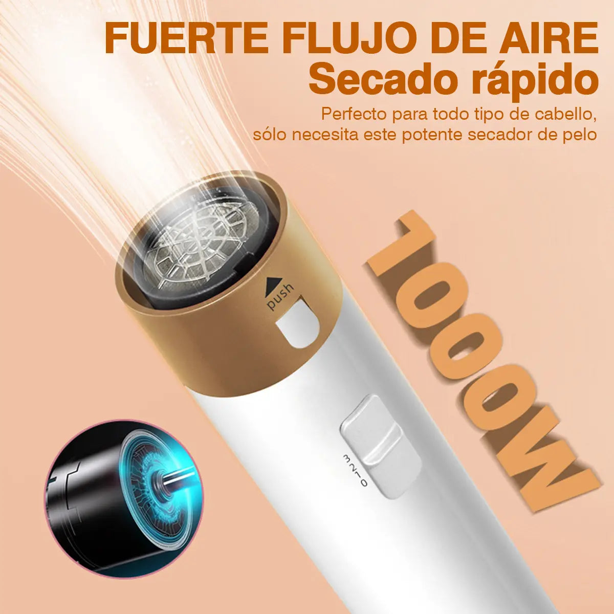 🔥 Cepillo Multifuncional 5 en 1 Gold