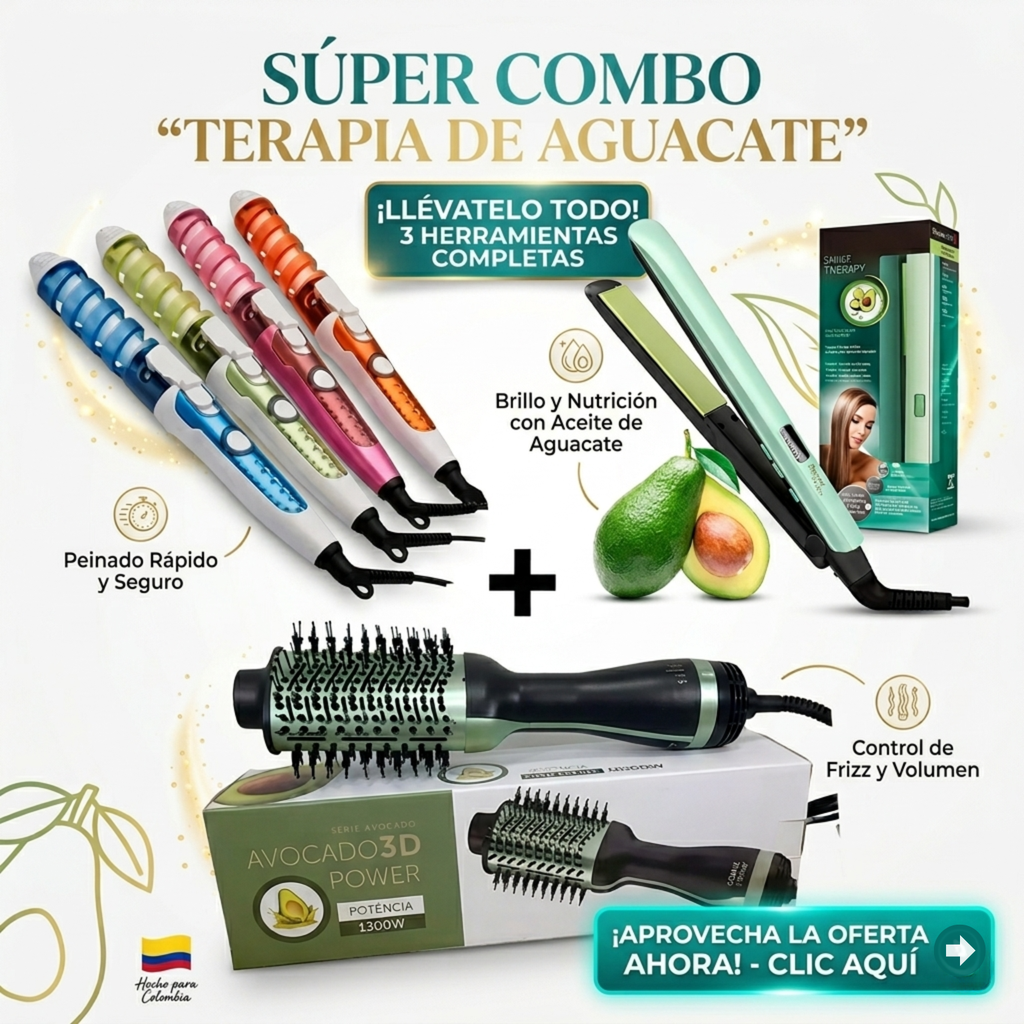 Combo Aguacate 2x1 + Rizadora